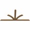 Ekena Millwork Richland Timber Gable Bracket, Western Red Cedar, 108"W x 54"H x 1 1/2"D x 5 1/2"F, 12/12 Pitch GBW108X54X0206RIC00SWR - alternate 2